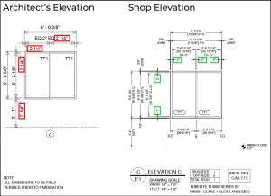 Accurate glass and frame sizes.