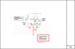 In the drawing example, notice how the fastener location is called out in relation to the concrete edge. That detail might look small, but it’s critical.