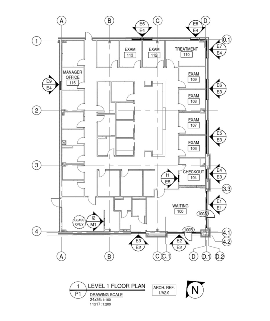 Engineering and coordination sample drawing